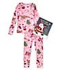 Pink Twas The Night Before Christmas Pajama Set - Hanging with book
