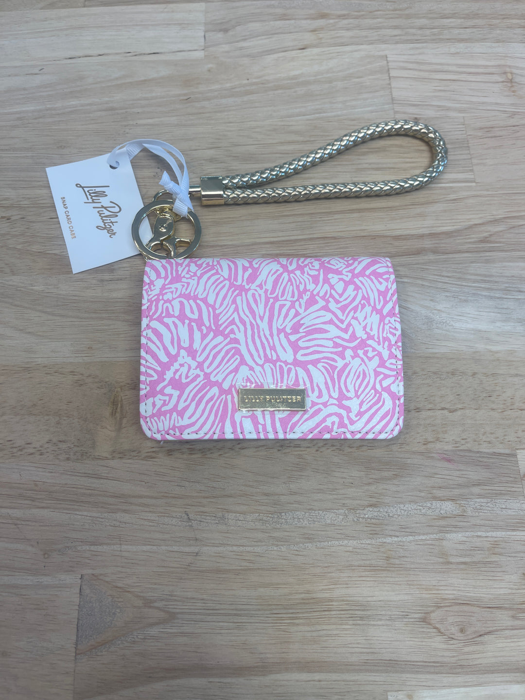 Snap Card Case, Conch Shell Pink Zee Bebe