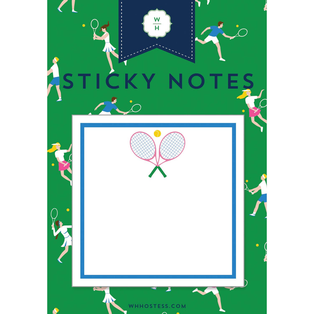 WH Hostess Social Stationery - Tennis Club Sticky Notes