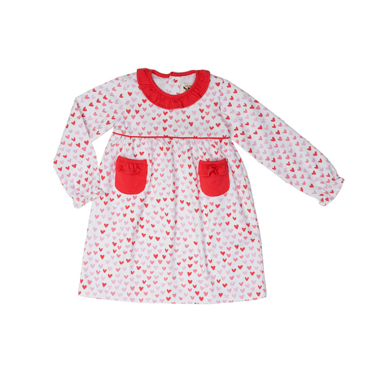 Harper Long Sleeve Be Mine Dress