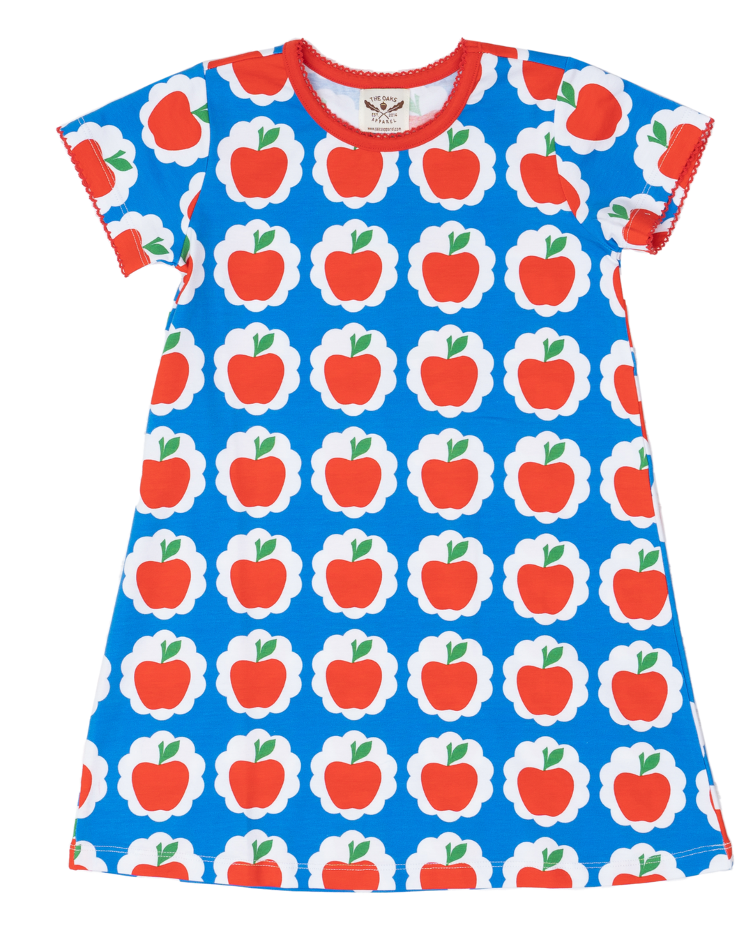 Mary Chase Navy Apple Dress
