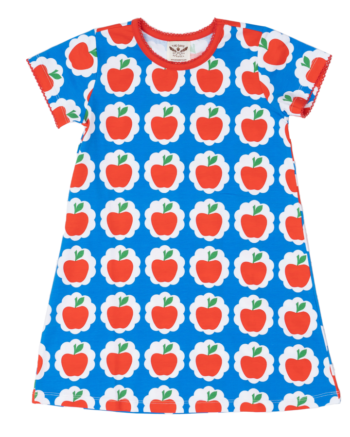 Mary Chase Navy Apple Dress
