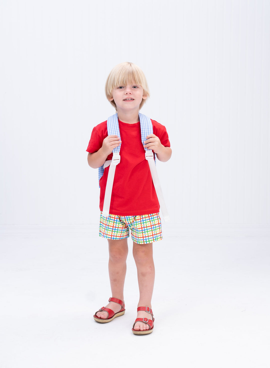 Back To School Plaid Boy Shorts