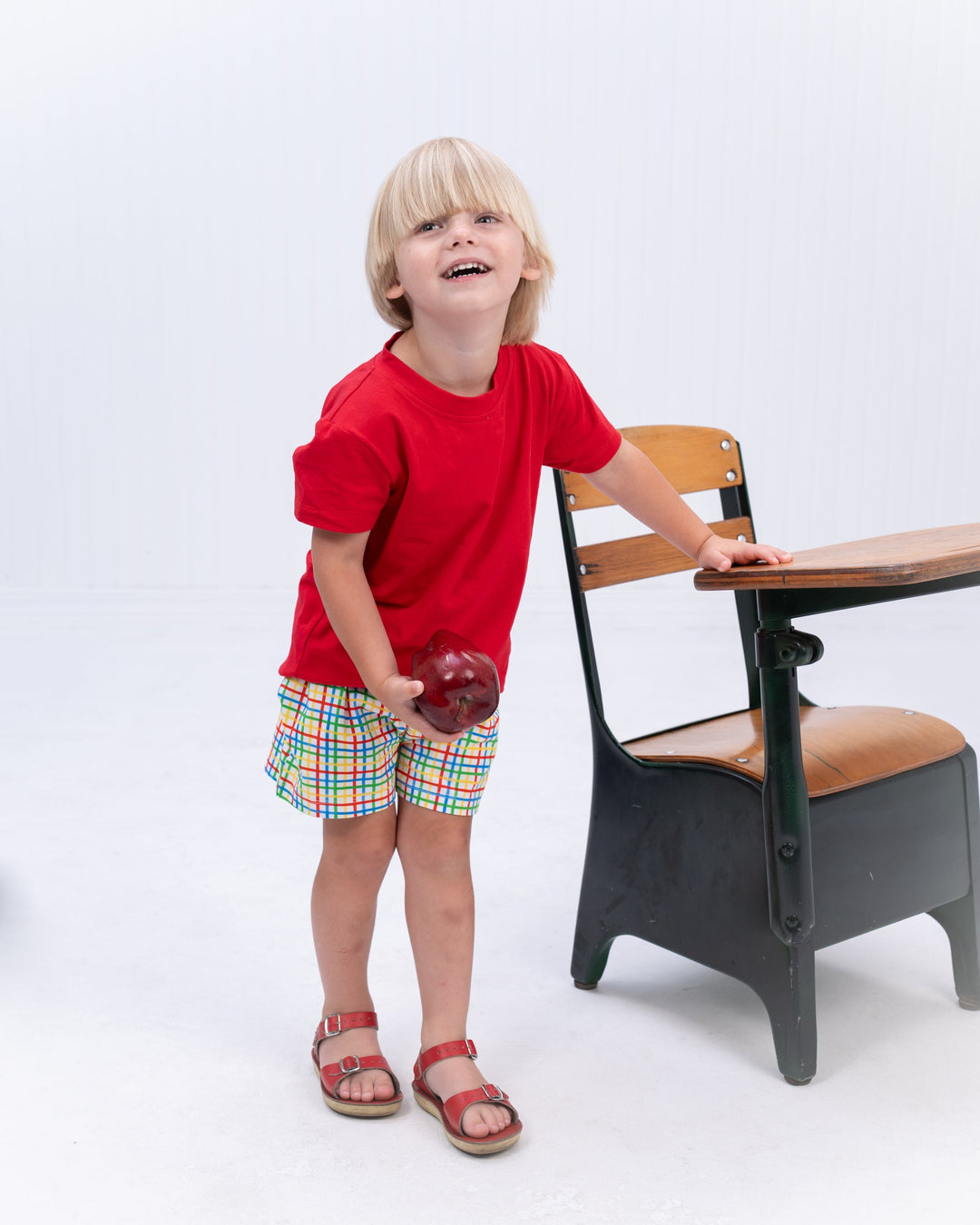 Back To School Plaid Boy Shorts