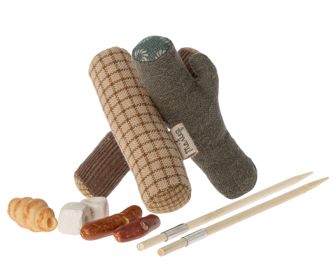 Maileg Camping Mice Bonfire Set