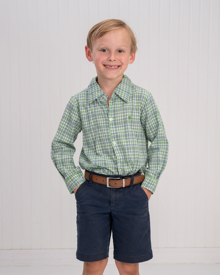 William Bluegrass Plaid Oxford