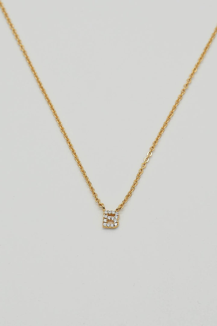 Shiny Initial Necklace: Holiday Favorite!: J