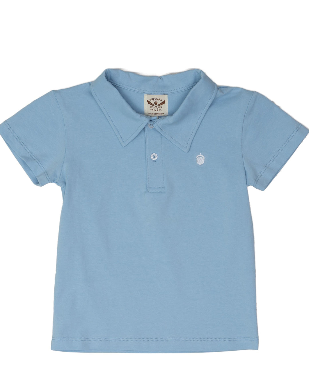 Boys Short Sleeve Light Blue Polo