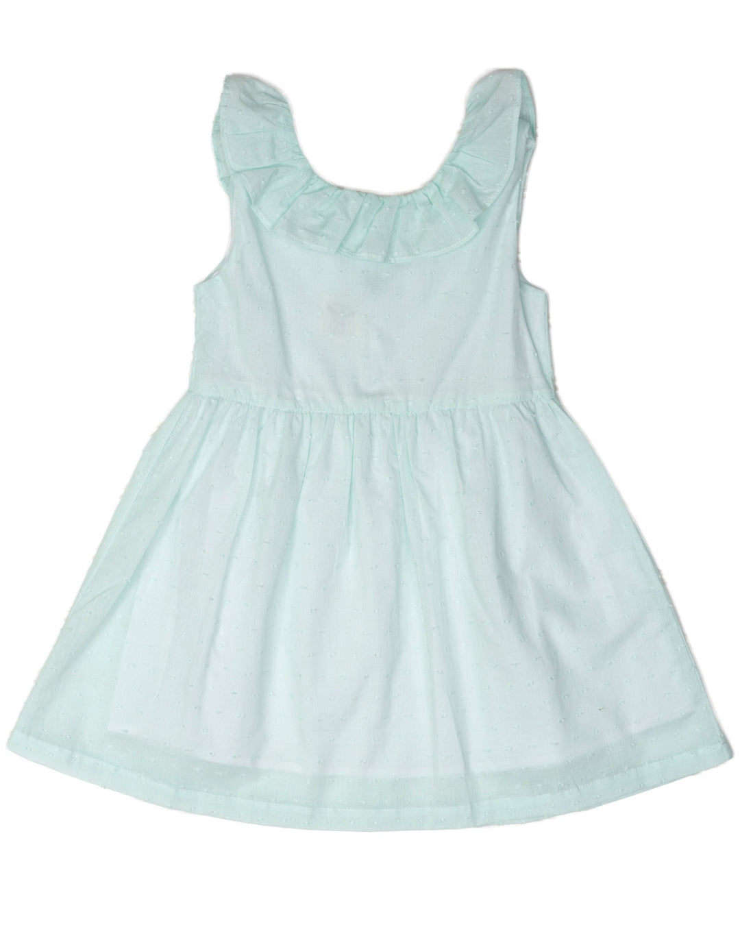 Kelly Aqua Swiss Dot Dress