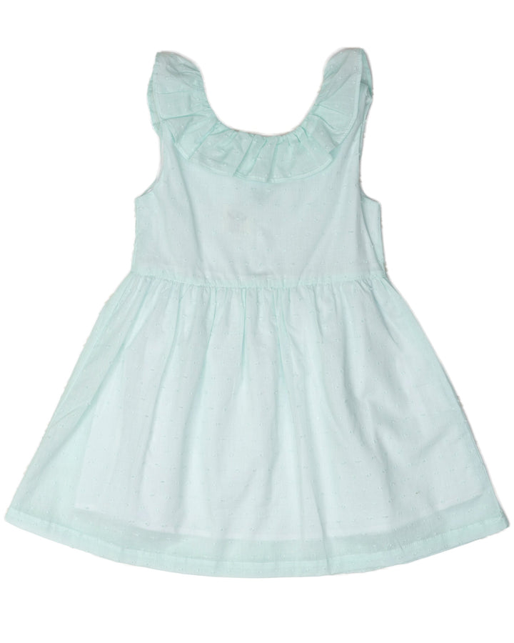 Kelly Aqua Swiss Dot Dress