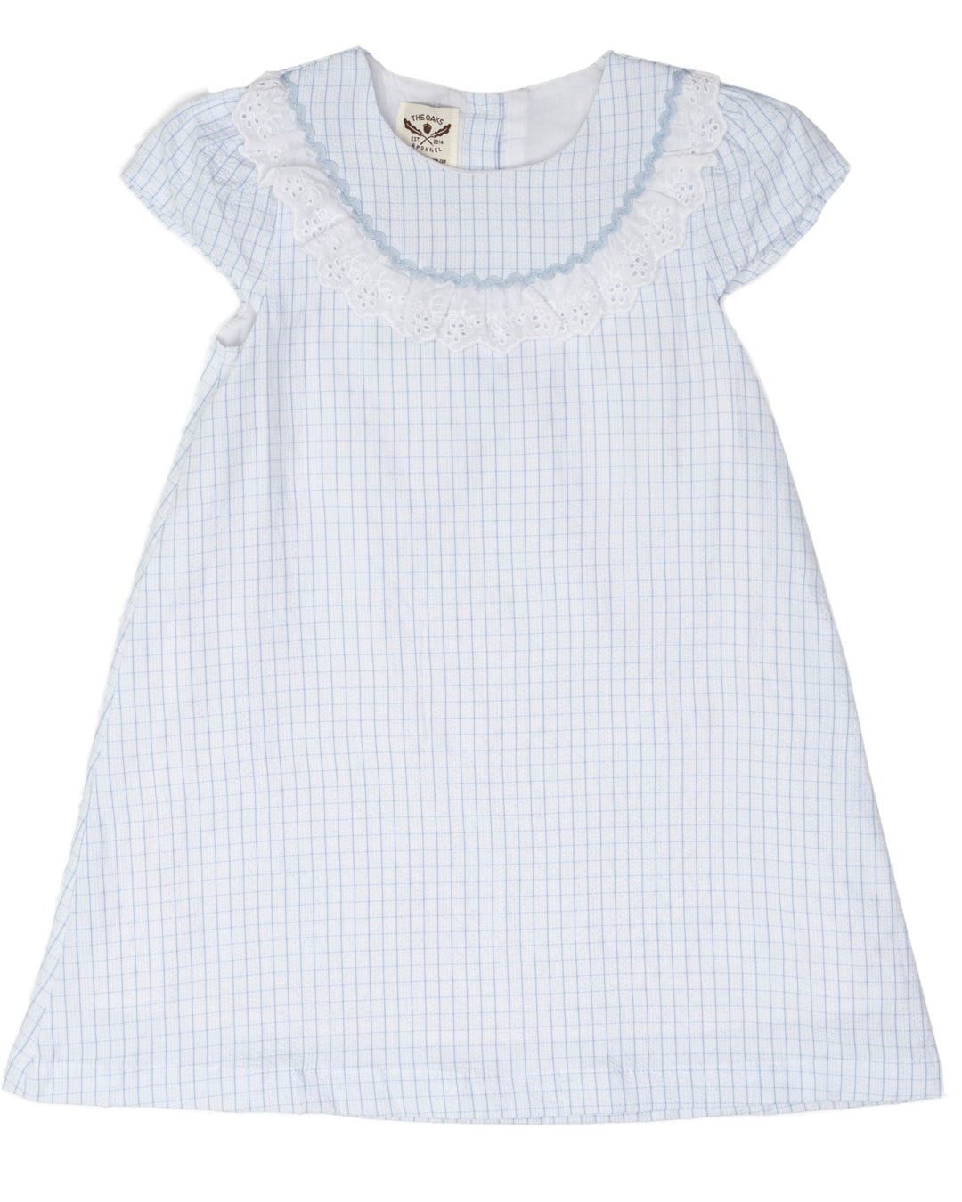 Carlisle Blue Windowpane Dress