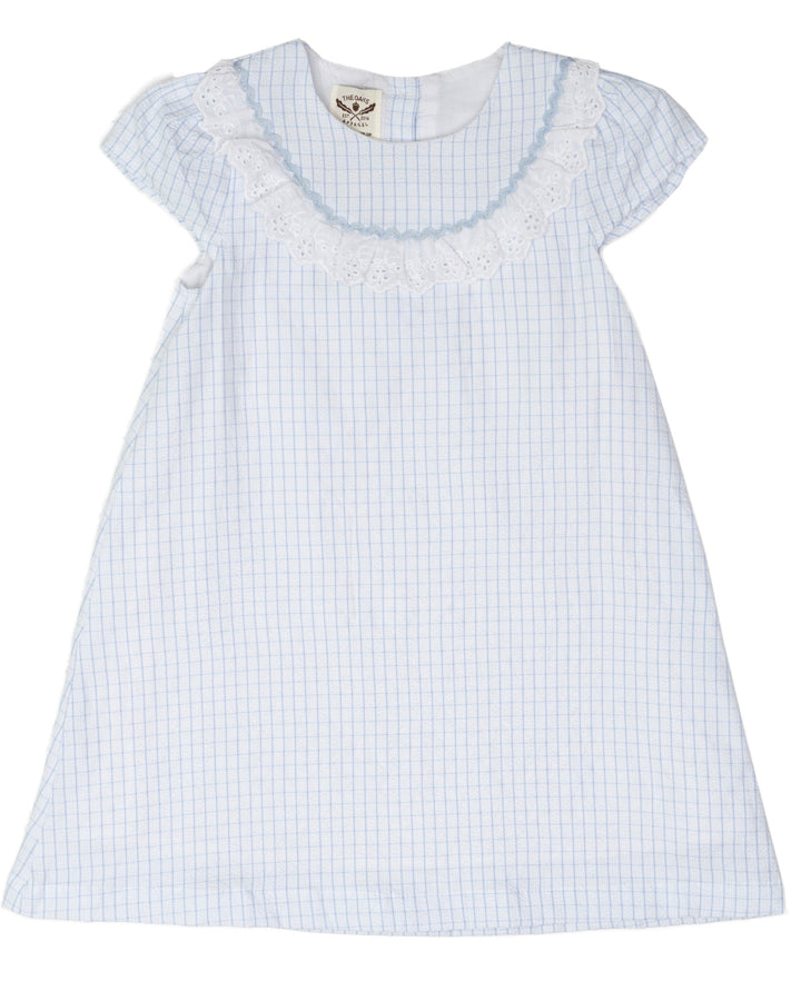 Carlisle Blue Windowpane Dress