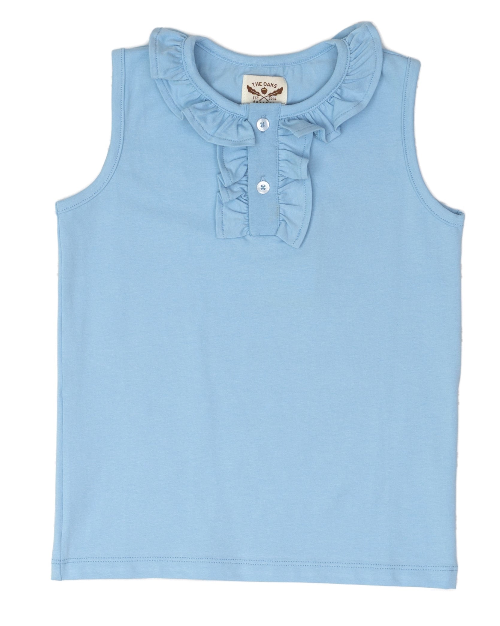 Lucy Lt. Blue Shirt The Oaks Apparel Co.