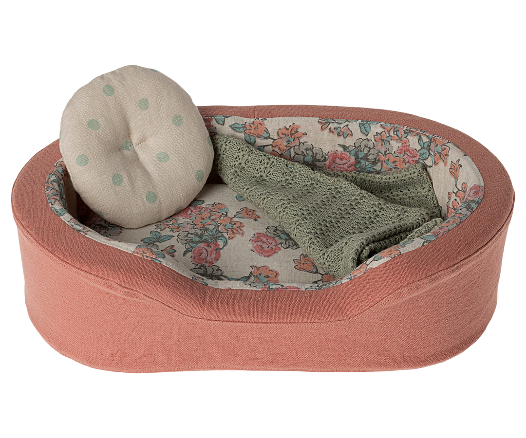 Maileg Cosy basket, Small - Coral