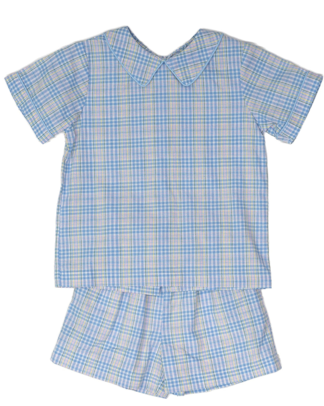 John Spring Plaid Short Set
