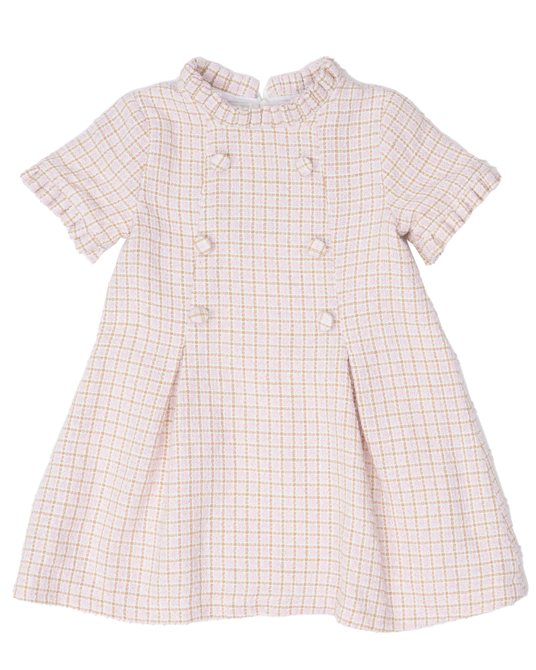 Emerson Pink Brown Tweed Dress
