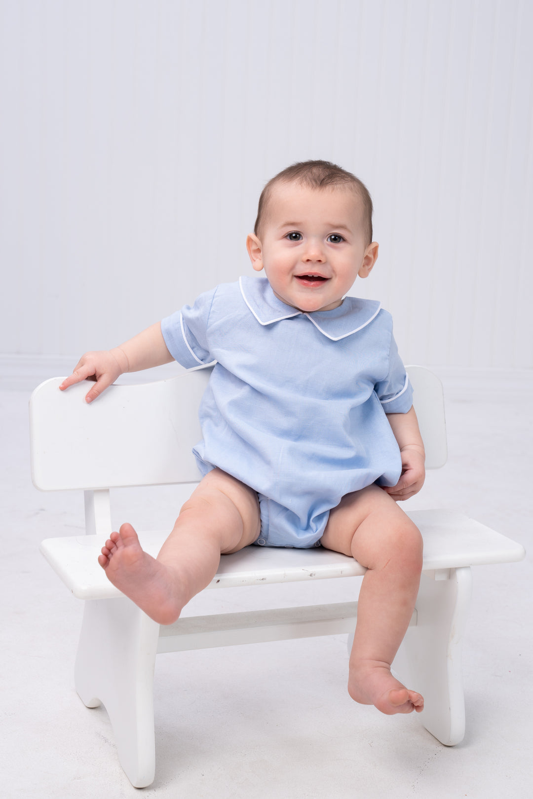 Kolson Blue Linen Bubble