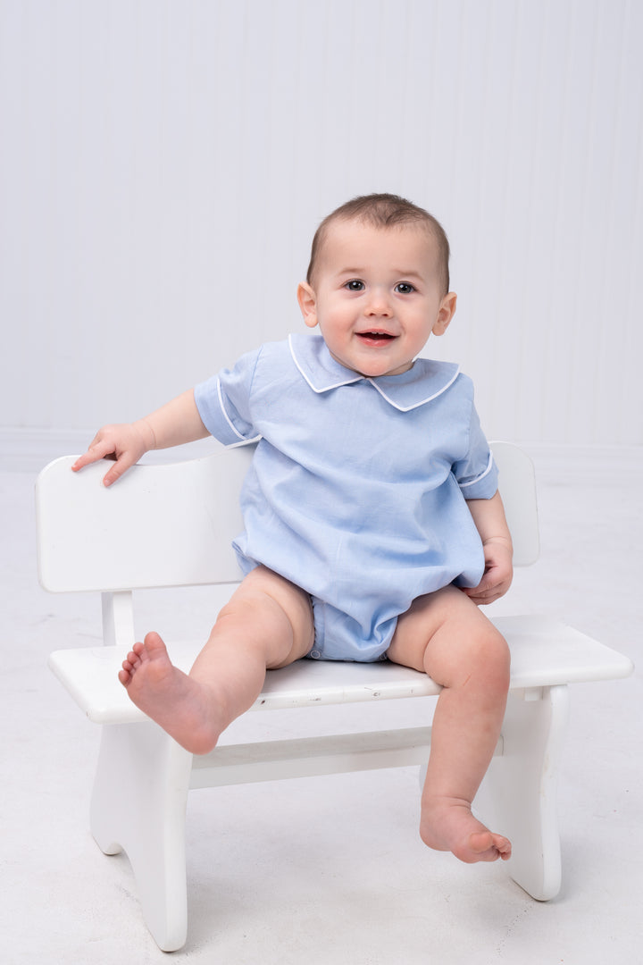 Kolson Blue Linen Bubble
