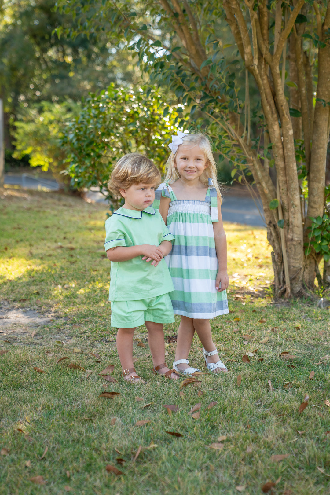 John Green W/ Navy Short Set