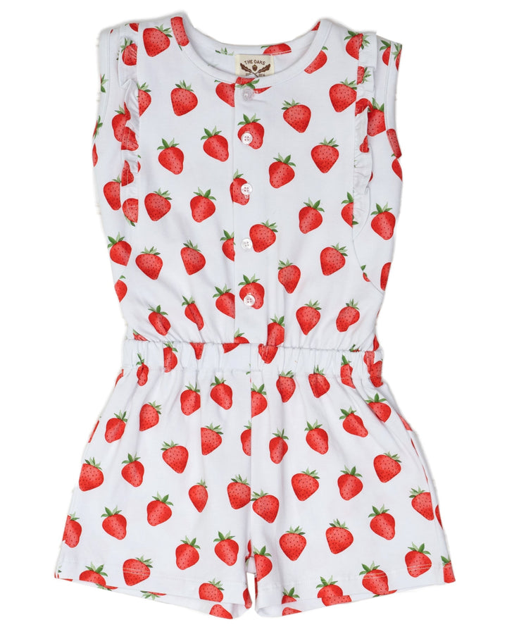 Kinsley Strawberry Romper