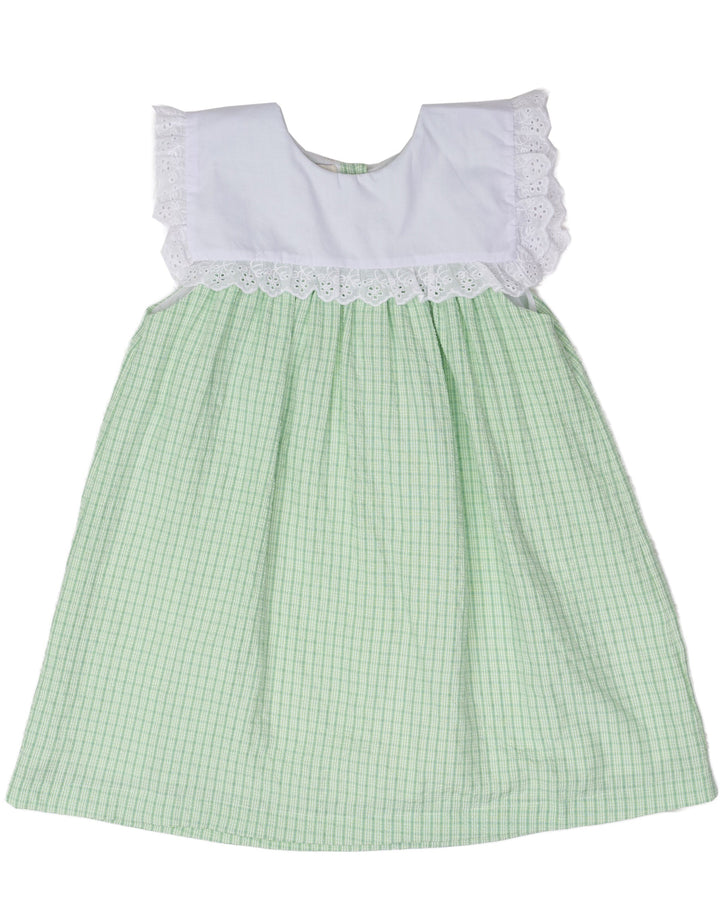 Demi Green Check Dress