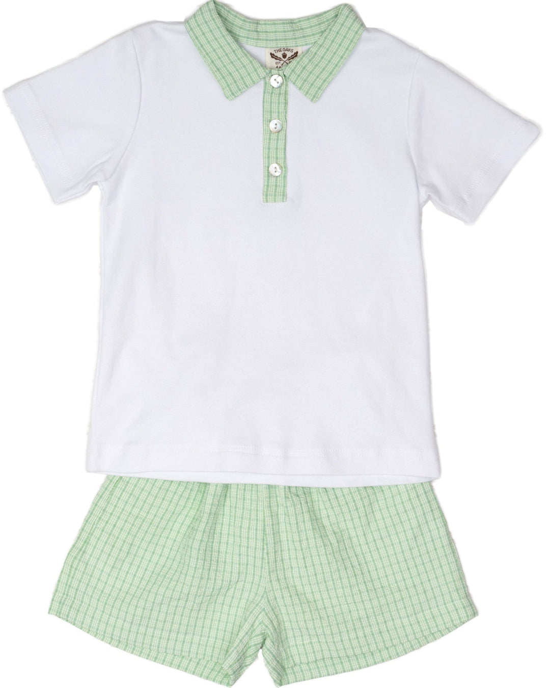 Easton Green Check Short Set