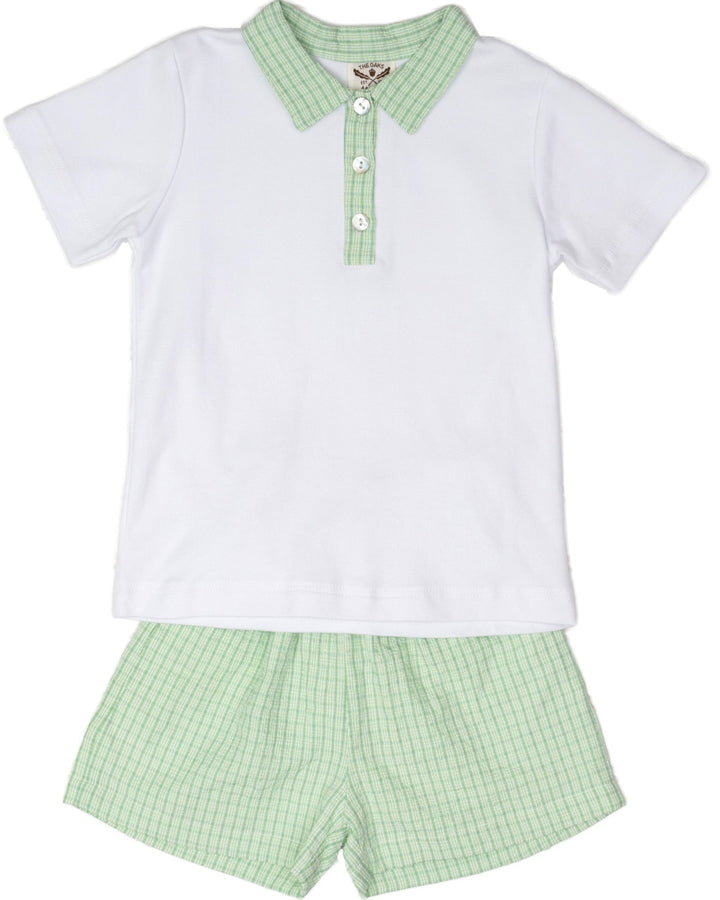 Easton Green Check Short Set
