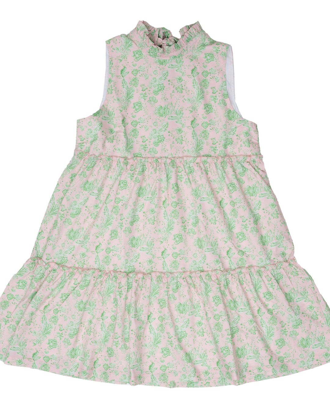 Christa Pink & Green Chintz Mom Dress