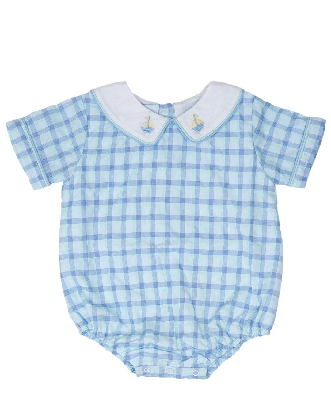 James Blue & Green Check