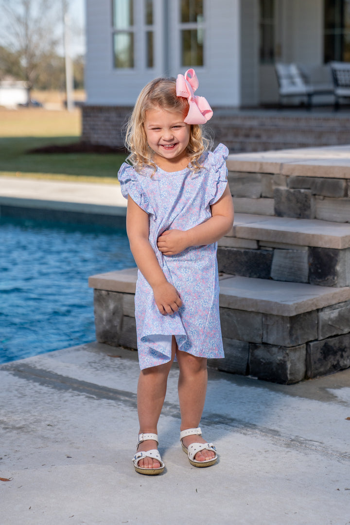 Lori Cotton Candy Floral Dress