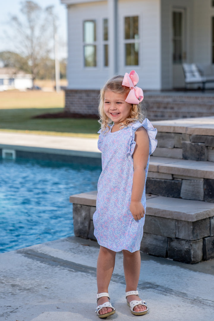 Lori Cotton Candy Floral Dress