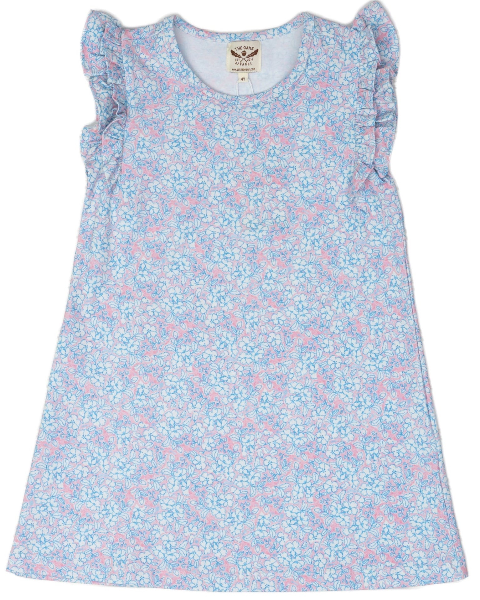 Lori Cotton Candy Floral Dress The Oaks Apparel Co.