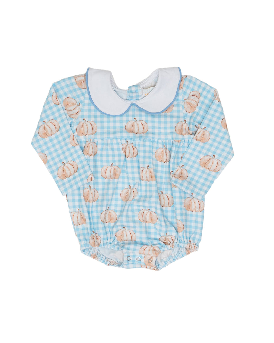 Hank Blue Check Pumpkin Bubble