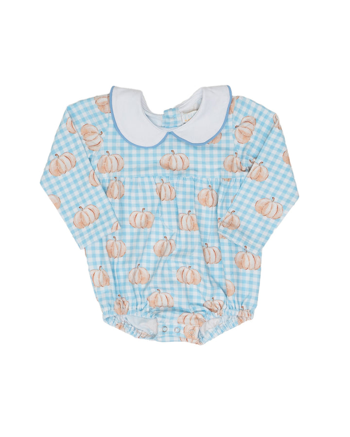 Hank Blue Check Pumpkin Bubble