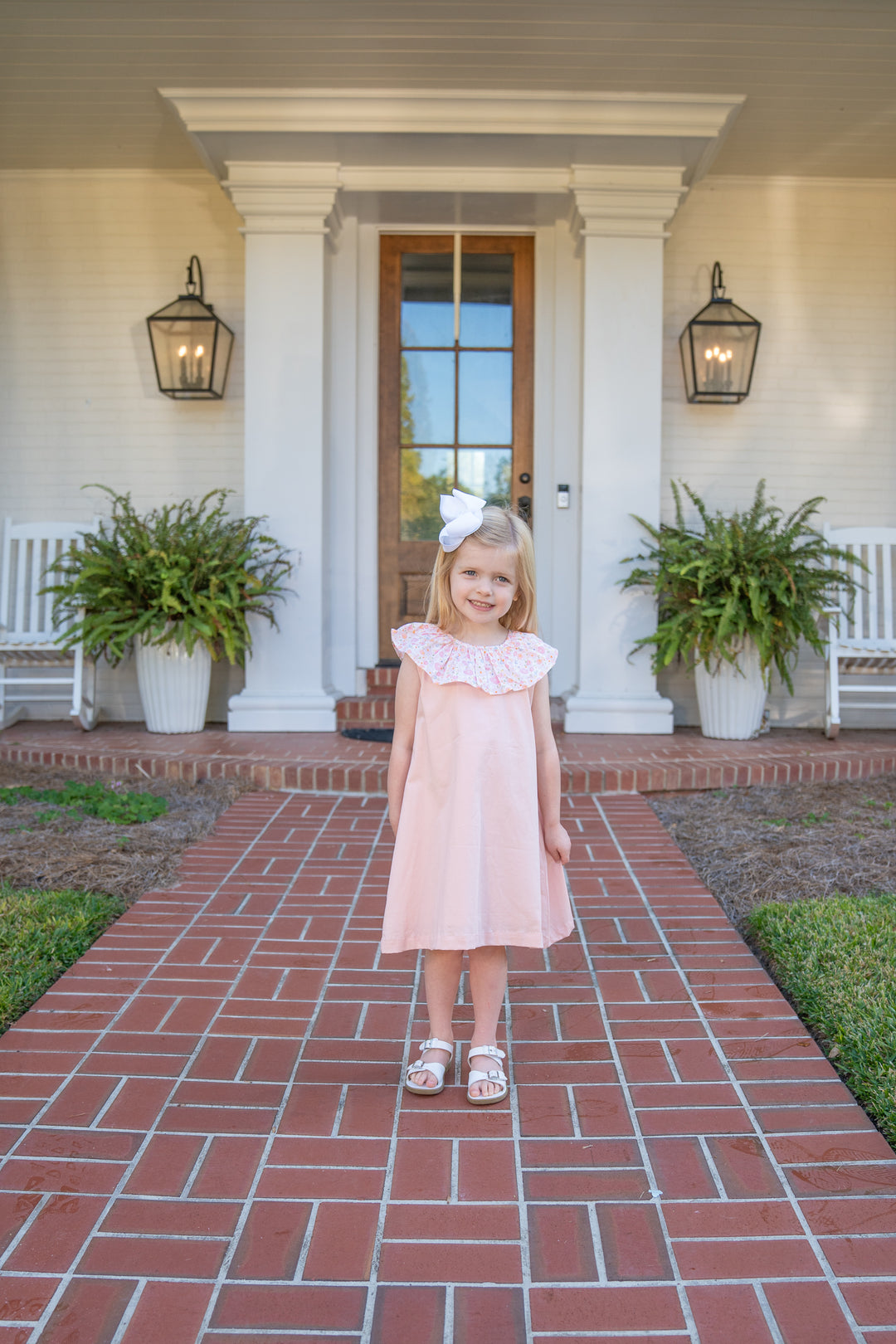 Laura Pink Floral Dress