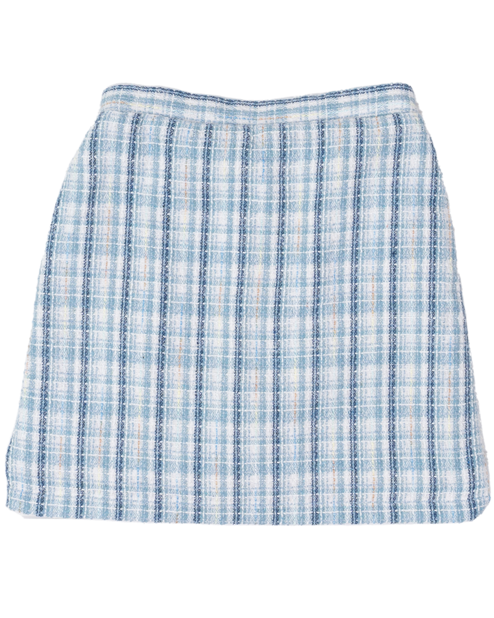 Kimberly Blue Tweed Skirt