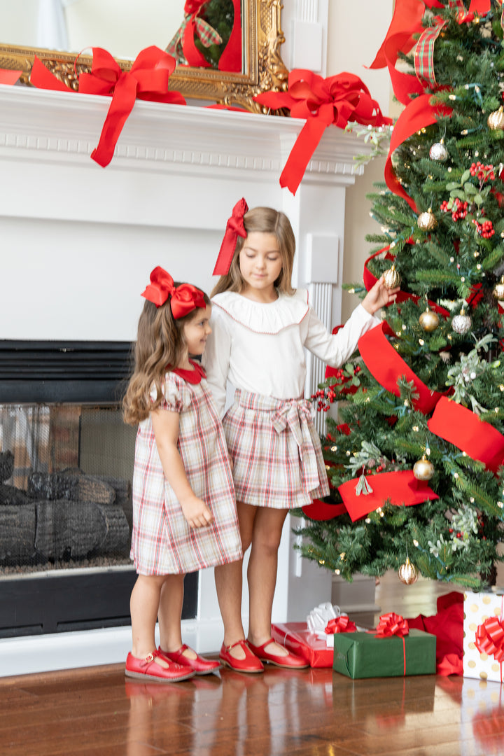 Cynthia Festive Plaid Dress