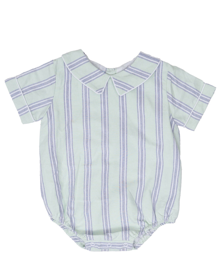 Baylor Mint & Navy Stripe Bubble
