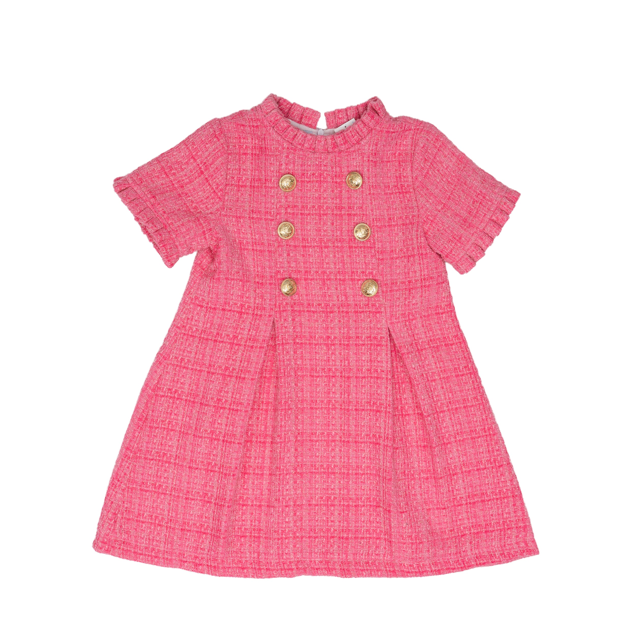 Emerson Hot Pink Tweed Dress 6 Emerson Hot Pink Tweed Dress 6