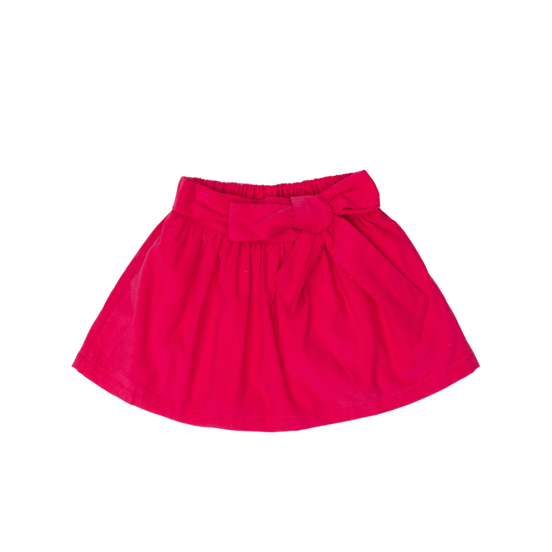 Lacey Hot Pink Cord Skirt