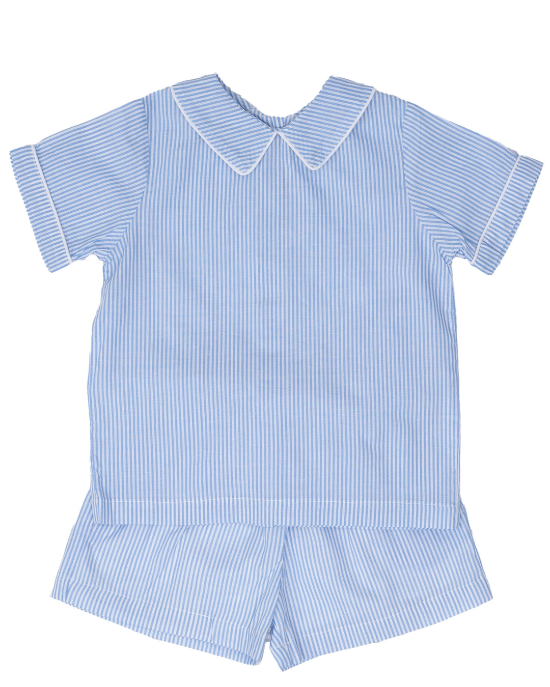 Finn Blue Stripe Short Set