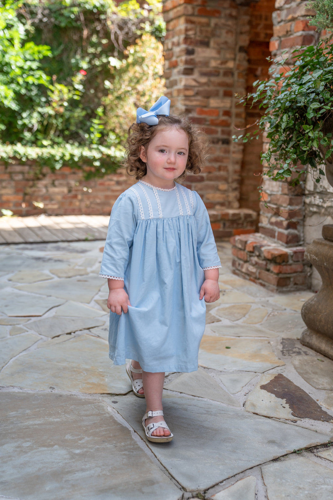 Amanda Blue Cord Dress