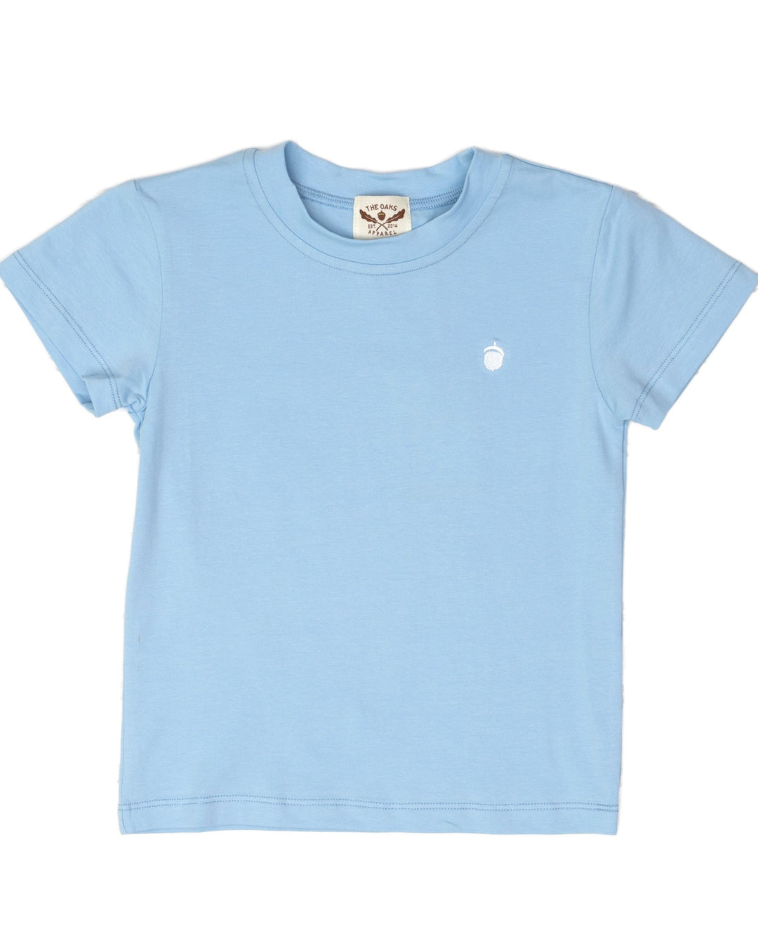 Boys Short Sleeve Signature Light Blue Tee