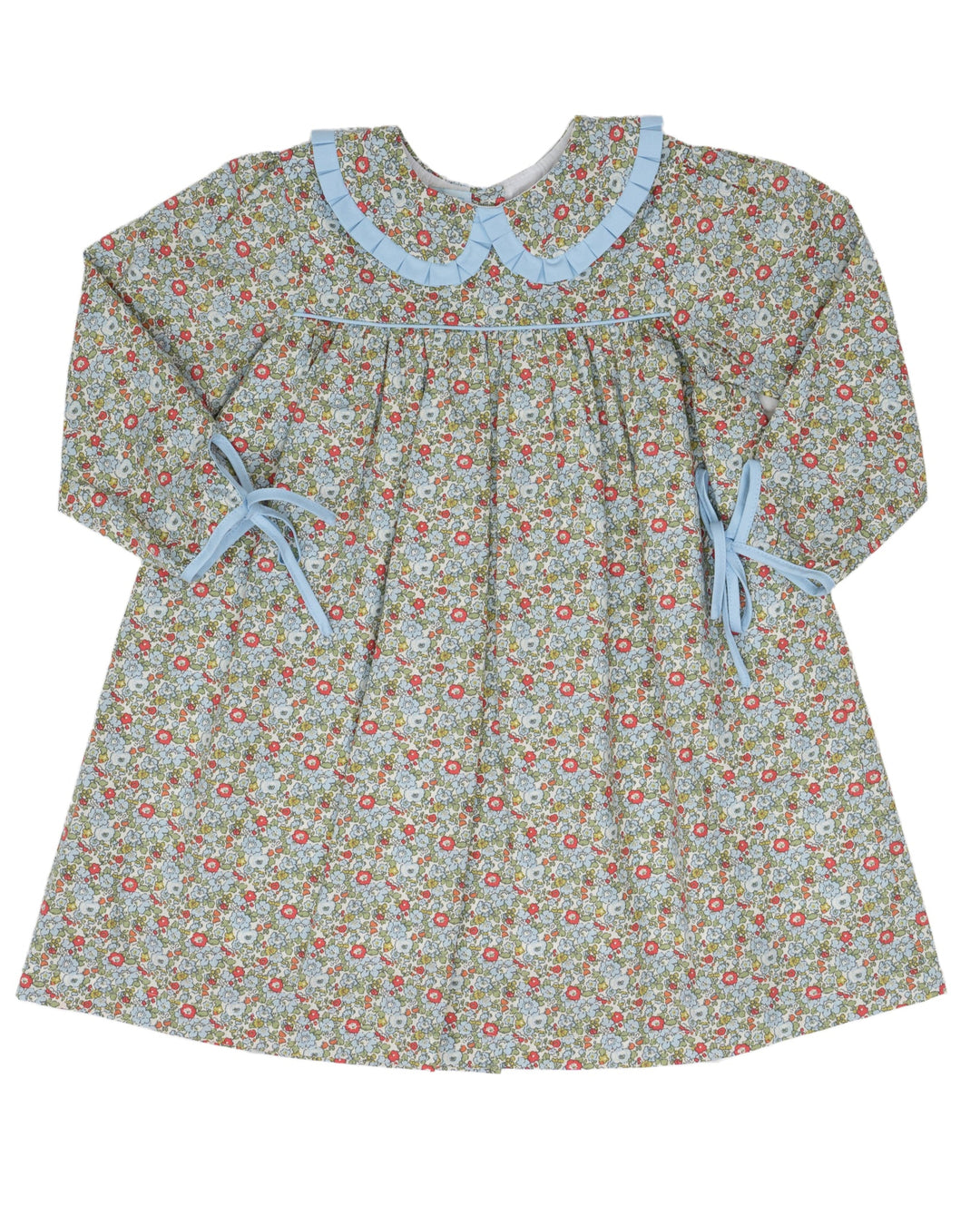 Cecilia Green & Blue Floral Dress