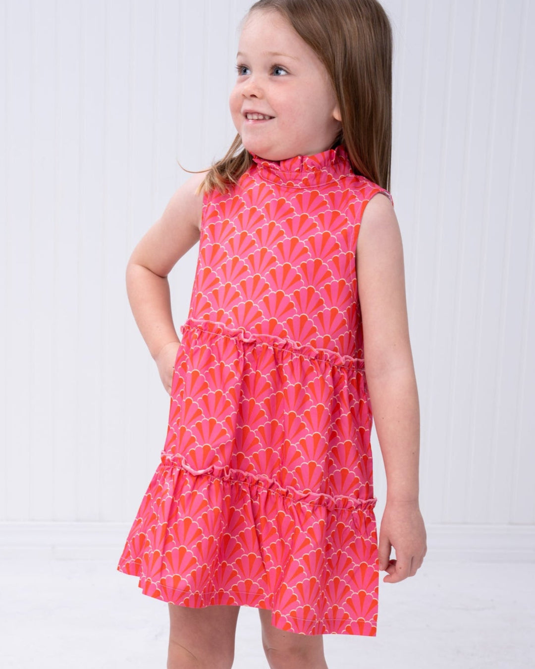 Addison Pink Shells Dress