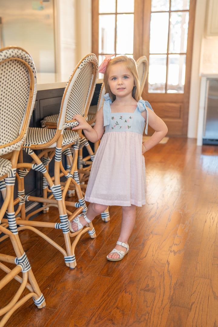 Ellen Pink & Blue Dress