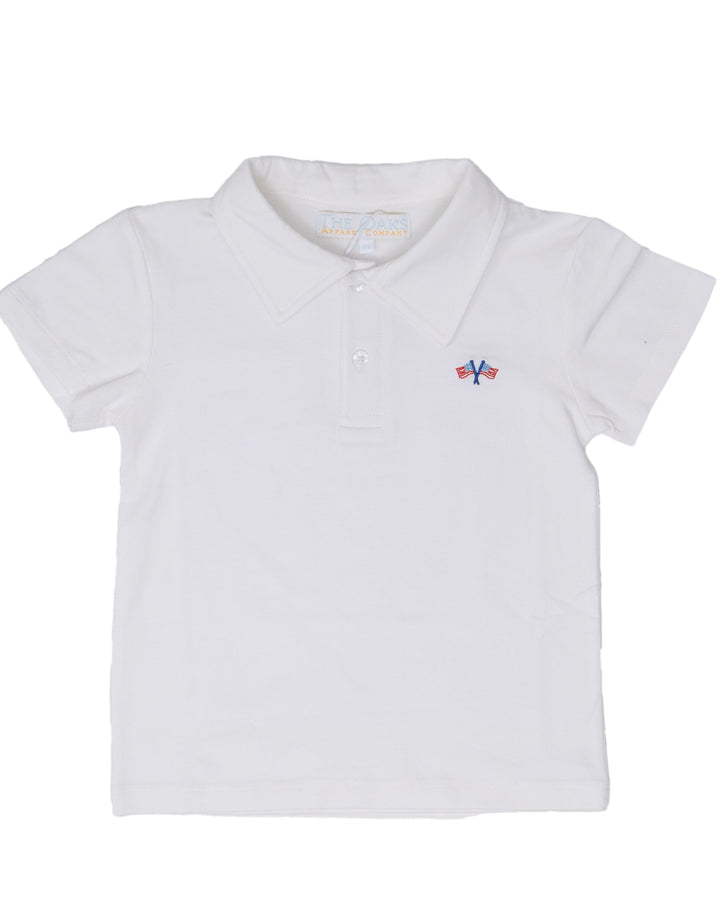 Star & Stripes Short Sleeve Polo