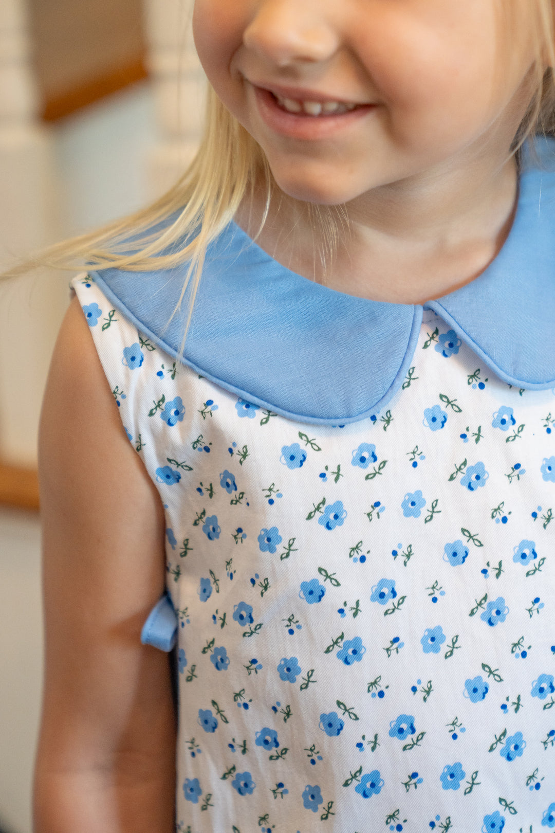 Darcy Blue & Green Floral Dress