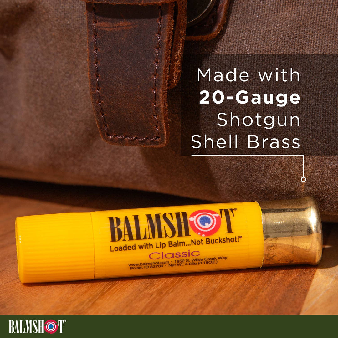 BALMSHOT Lip Balm - Classic Beeswax Lip Balm