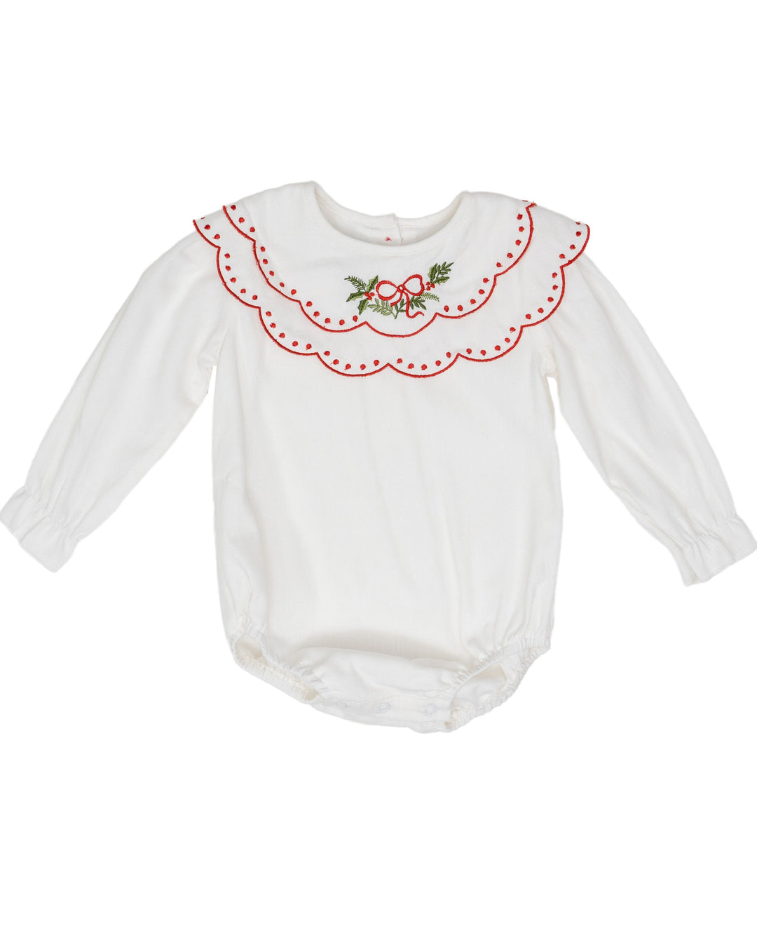 Blair White Holly Wreath Bubble